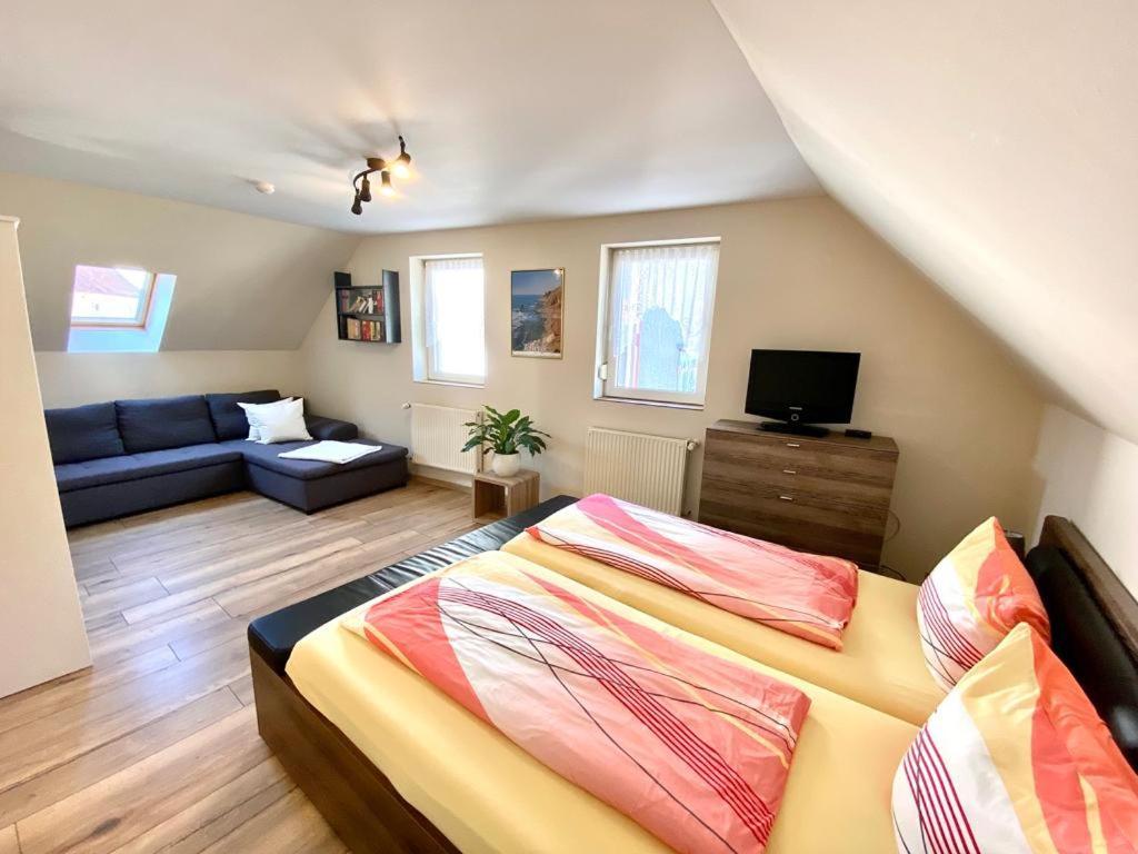 Ferienwohnung Bergblick Jena Buitenkant foto